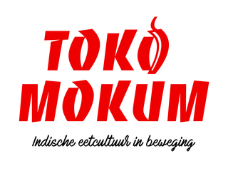 Toko Mokum logo rood slogan rgb klein